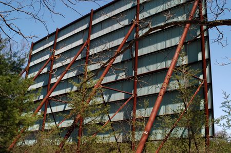 Pine Aire Drive-In Theatre (Pine-Aire) - Rear Of Screen - Photo From Water Winter Wonderland (newer photo)